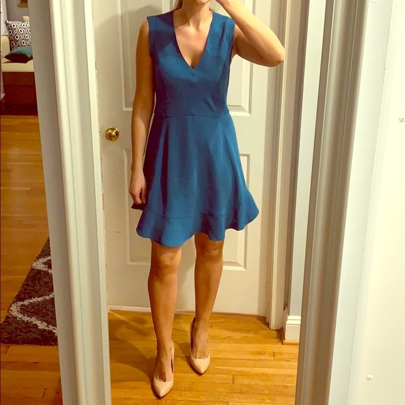 J Crew Sleeveless Turquoise Dress - Picture 2 of 7